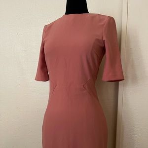 H&M Sheath Pencil career Open Back Midi Dress